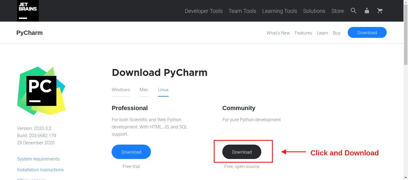 Download Pycharm Linux Version